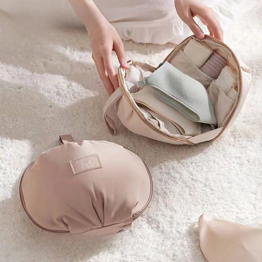 Portable Travel Bra Underwear Organizer Bag | Toiletry Case Travel Organizer Bag Peaceful Pleasures Health and Wellness