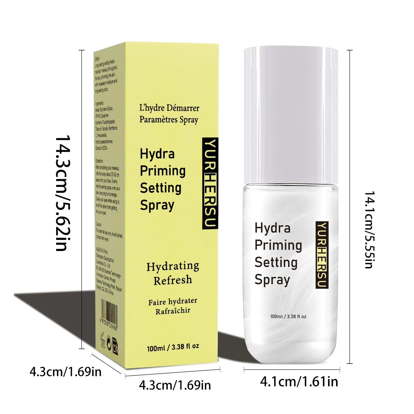 YURHERSU Waterproof Makeup Setting Spray – Long-Lasting Hold