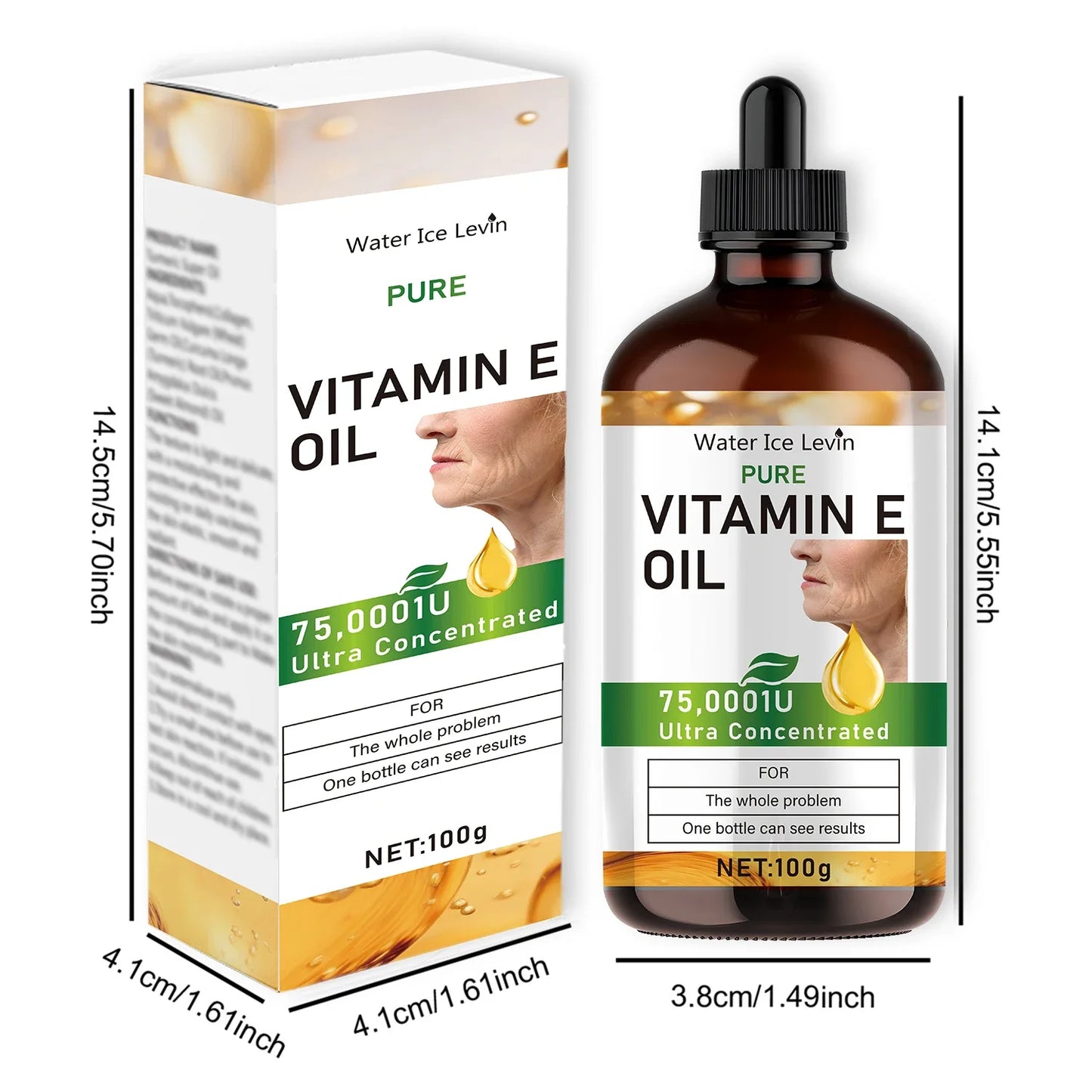 100ml Vitamin E Essential Oil – Skin, Hair, Body & Nail Care