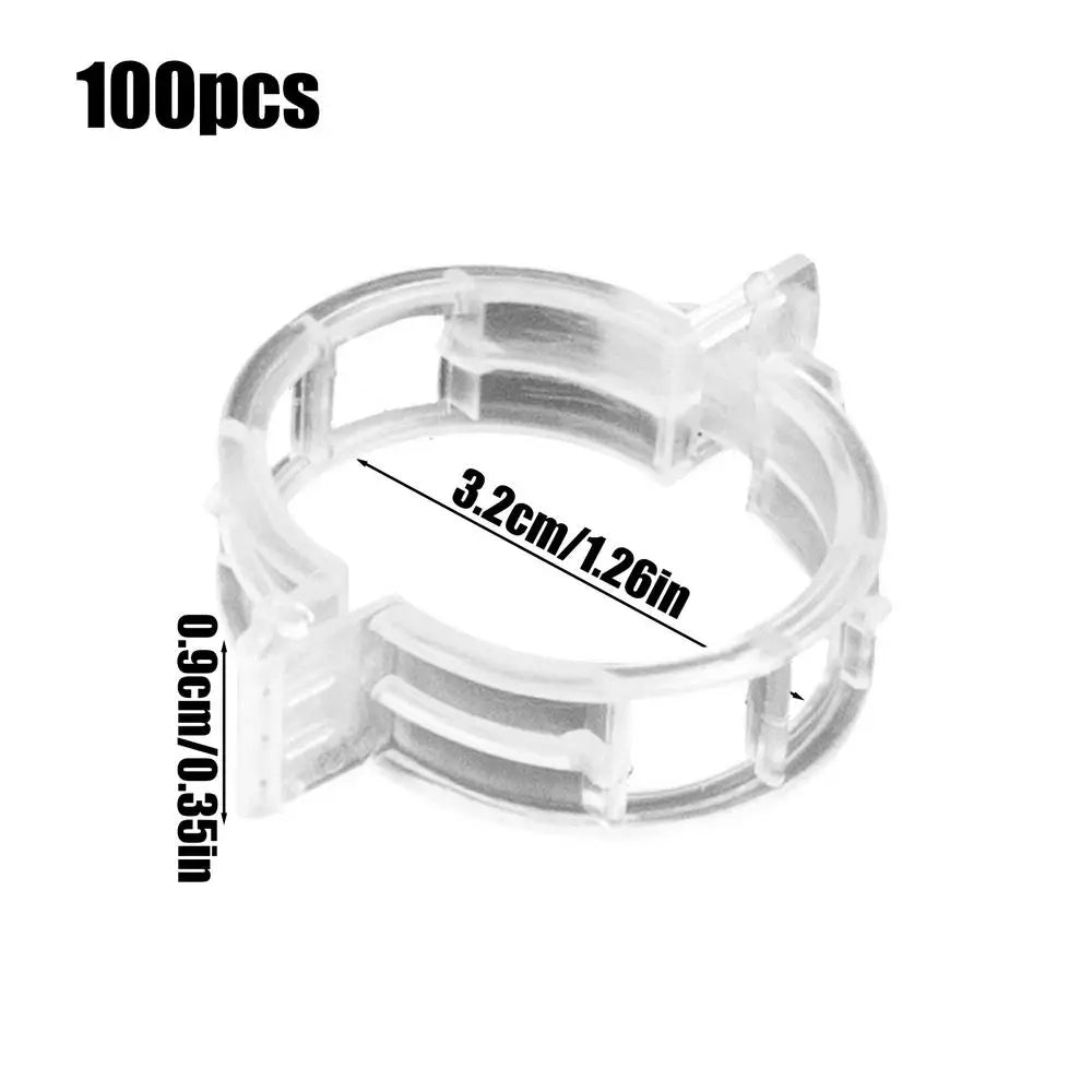100-Pc Plant Support Clips – Trellis Clips for Climbing Plants