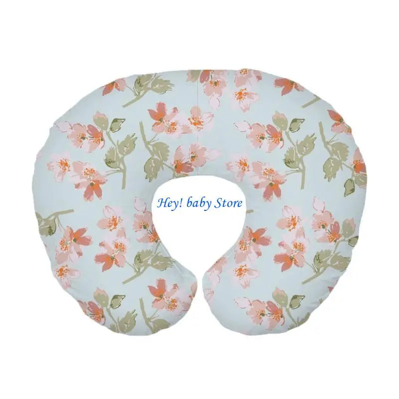 Baby Nursing Pillow Cover | Breathable Cotton, Detachable Sleeve