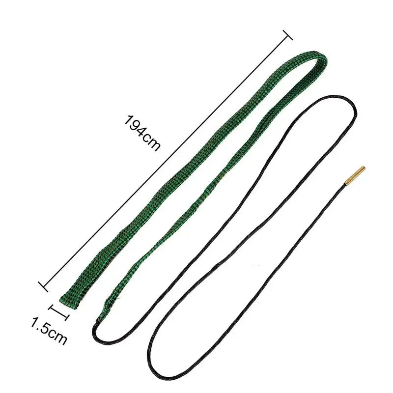 Tactical Cleaning Kit Hunting G01 To G04 Cleaner Barrel Caliber Rope 12ga 20ga .22 .223 .308 7.62x39 Strap Cleaning Kit Peaceful Pleasures Health and Wellness