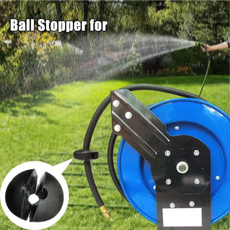 Hose Ball Stopper Durability Hose Bumper Ball Stop Hose Reel Replacement Parts Spring Tool Cord Reel Stopper For Auto Rewind Peaceful Pleasures Health and Wellness