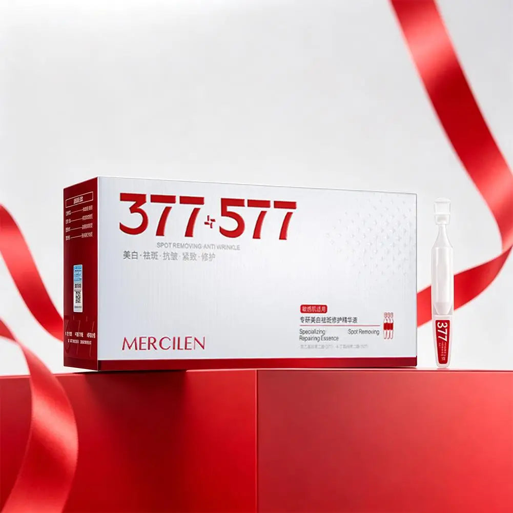 377 577 VC Remove Acne Repair Essence For Sensitive Skin Anti-wrinkle Firm Specializing Whiten Brighten Second Throw Serum Set Peaceful Pleasures Health and Wellness