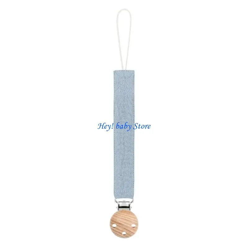 Baby Pacifier Clip Cotton Rope Teether Soother – 25 Colors