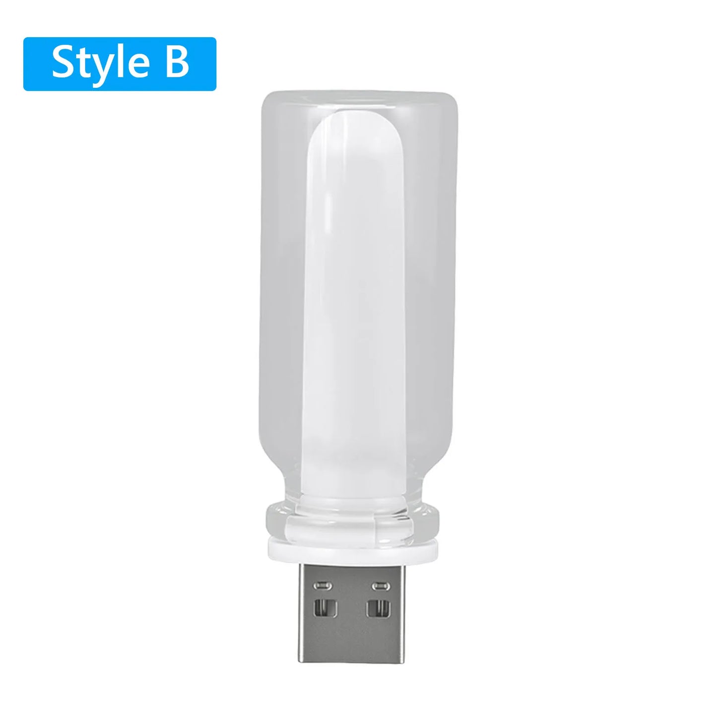Adjustable Led Spectrum Light Glass Bottle Design Interior Car LED Lights for Car Decorations Interior Accessories Use Peaceful Pleasures Health and Wellness Seven colors