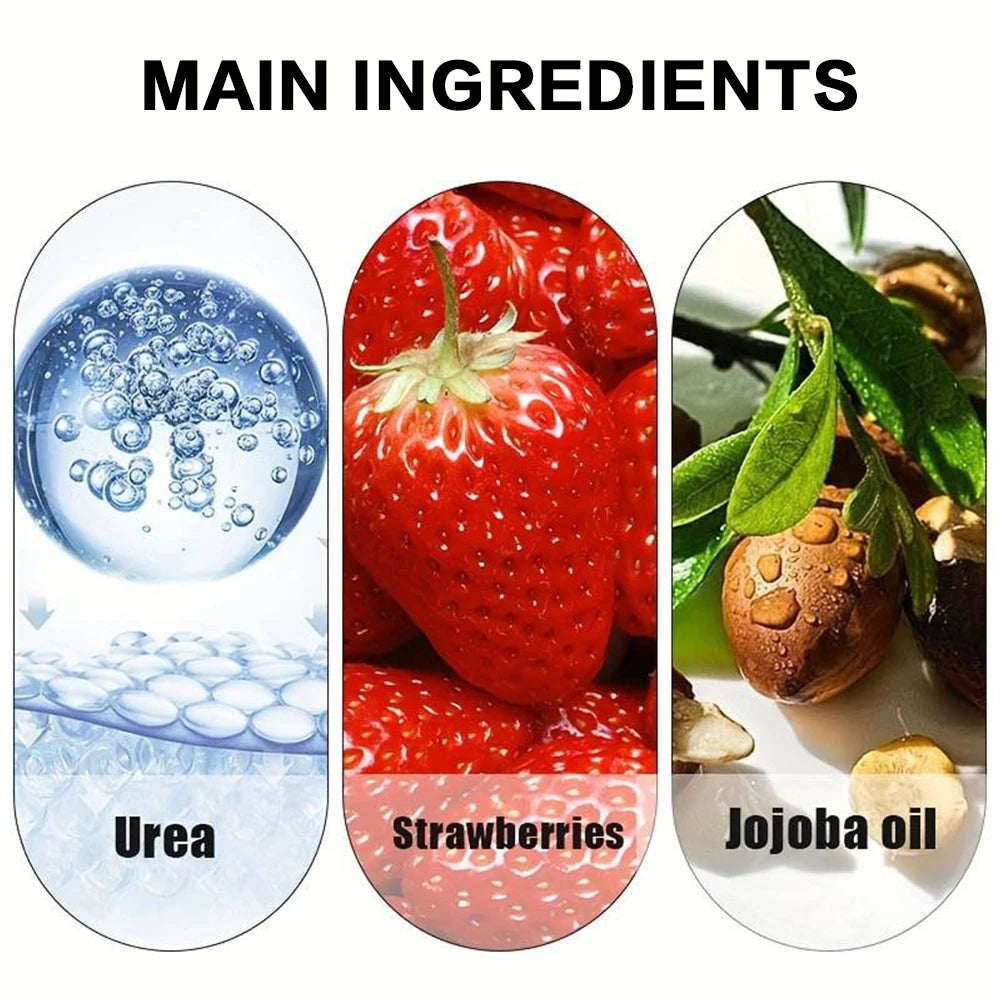 Urea Strawberry Hand & Foot Cream – Hydrates & Heals Dry Skin