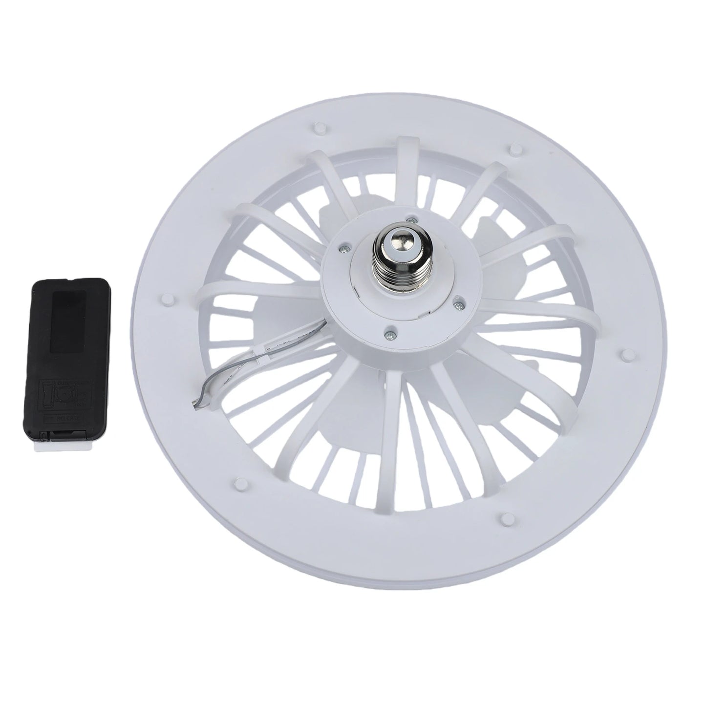 E27 Household Energy-saving Fan Bulb Living Room Remote Control Screw