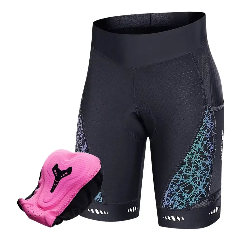 X-TIGER Women's Padded Cycling Bib Shorts – MTB & Road