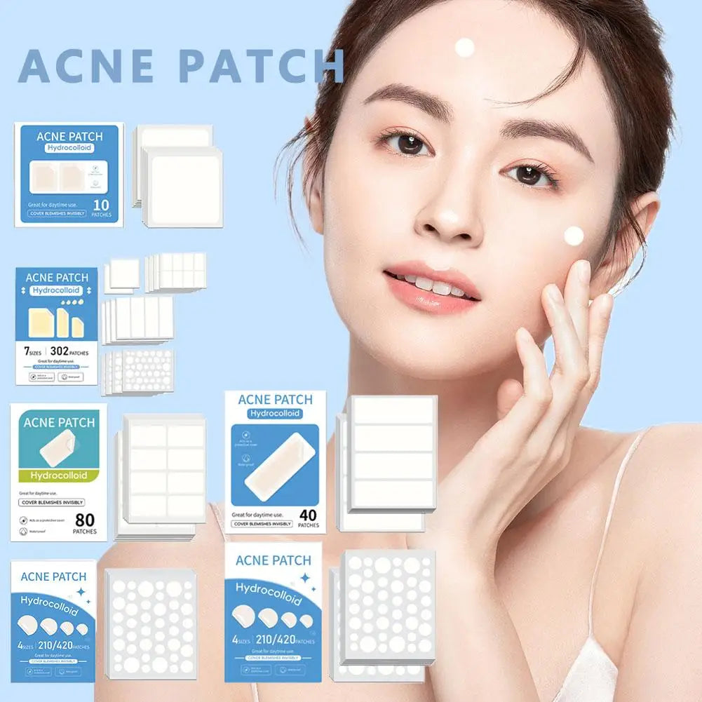 400/800/1200pcs Invisible Acne Acne Patch Hydrocolloid Salicylic Acid Acne Care Anti-Acne Spot Mark Concealer Peaceful Pleasures Health and Wellness