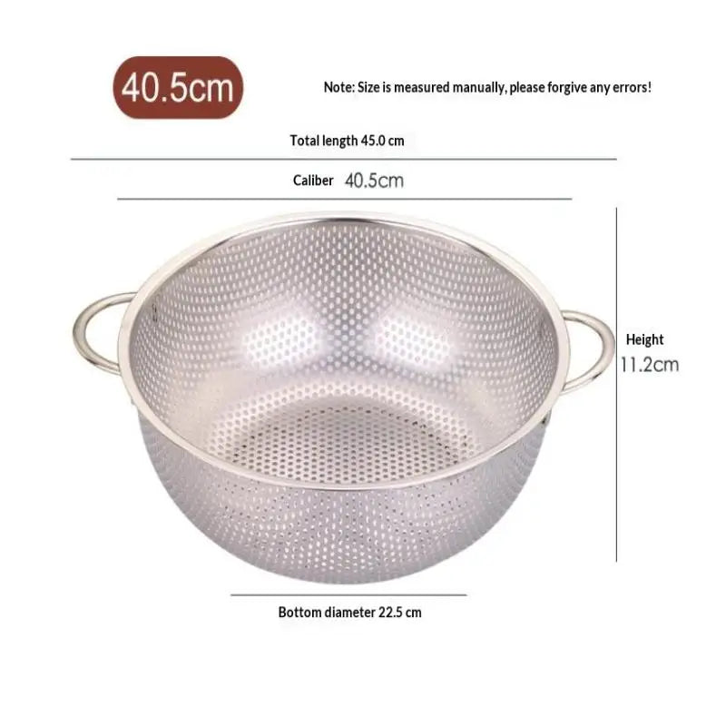 Stainless Steel Mesh Colander Strainer Sieve Basket | 8 Sizes