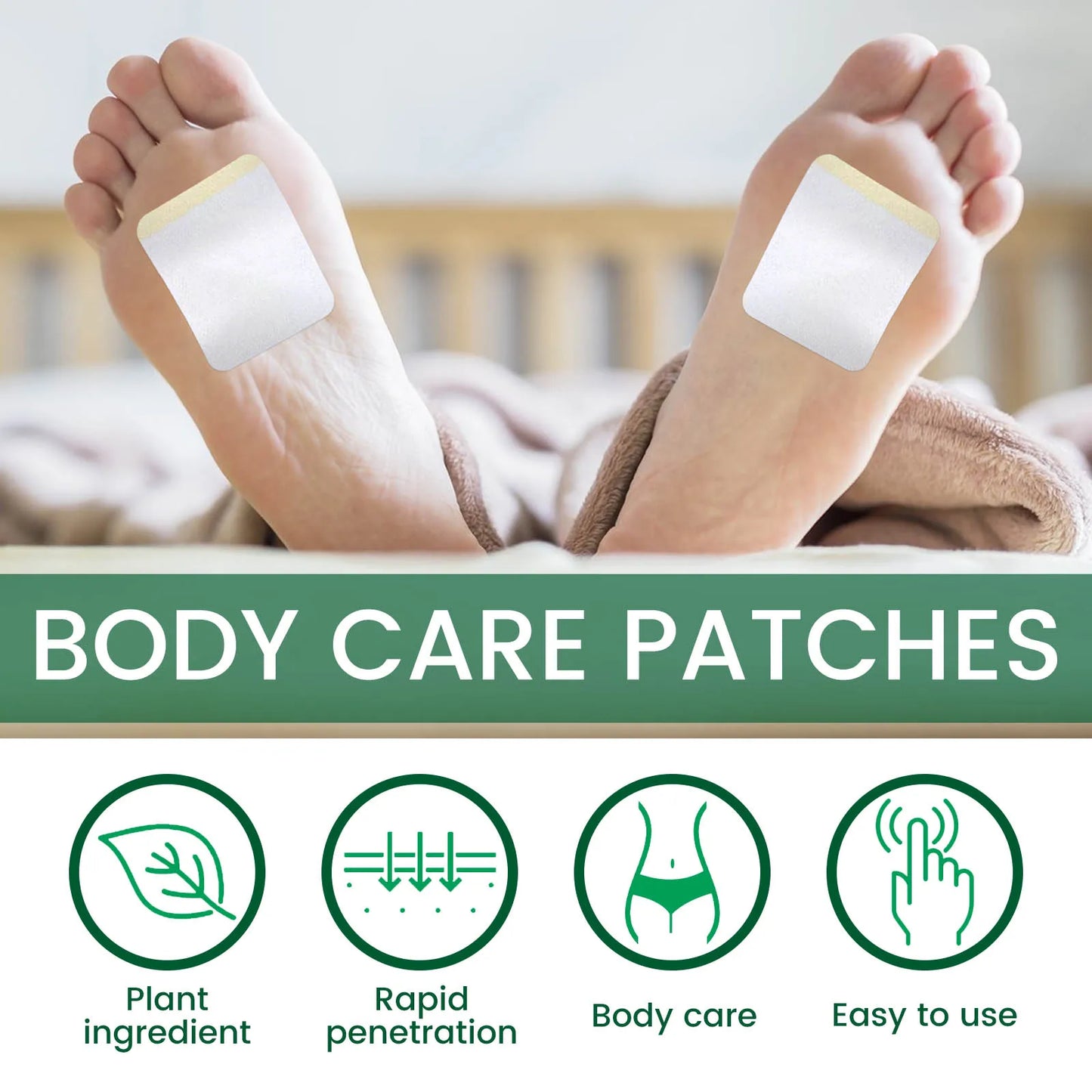 Jaysuing Natural Herbal Wellness Patch – Breathable 12-Pack