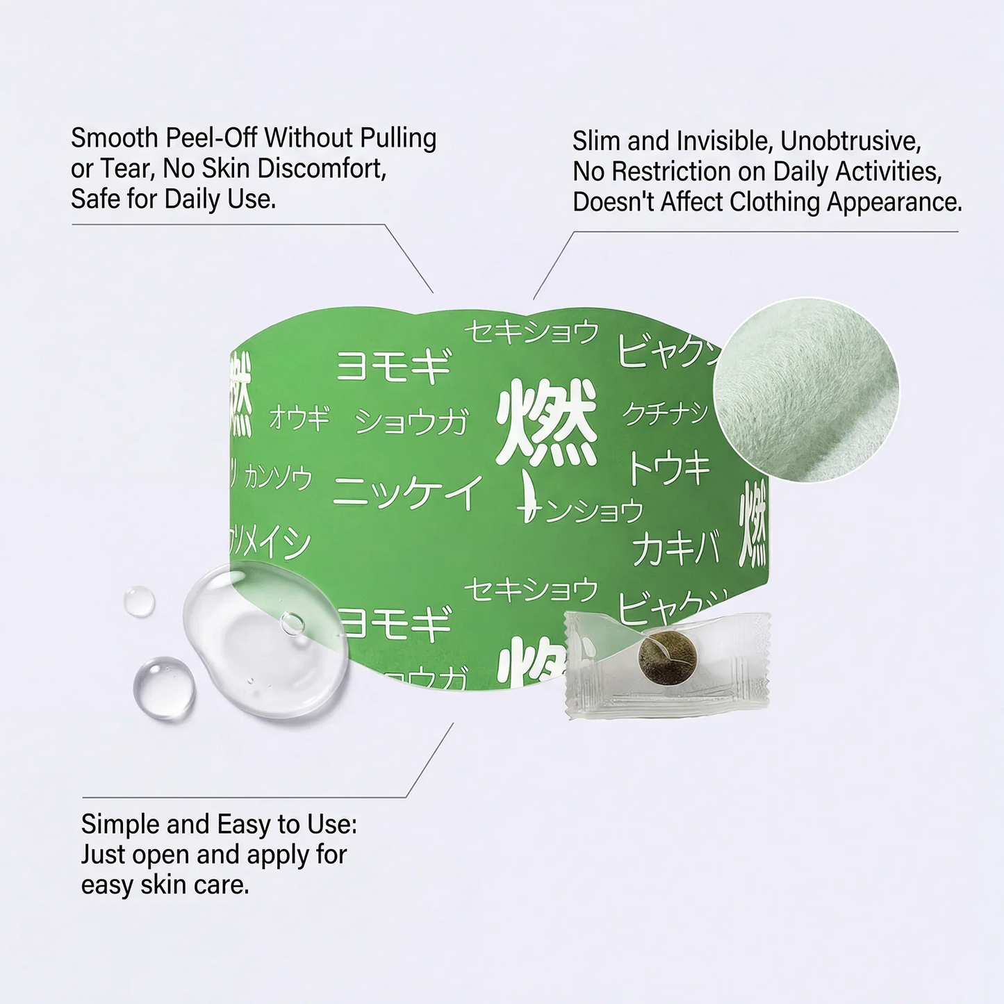 Mugwort Herbal Body Care Patches – Breathable & Skin-Friendly