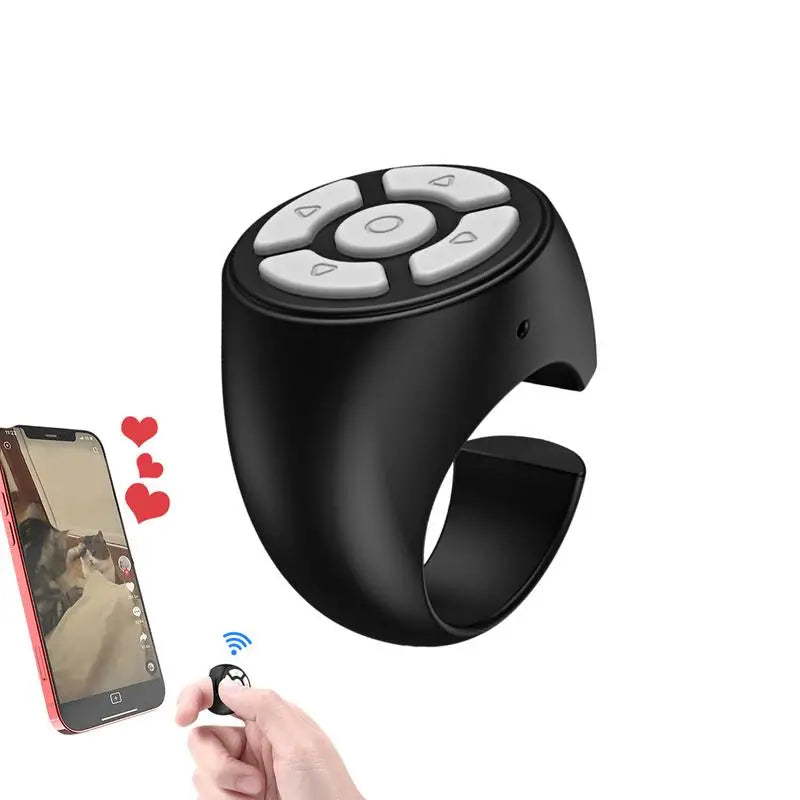 Bluetooth Ring Finger Remote Control for Phone & Video