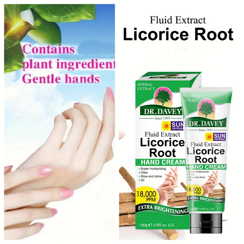 Licorice Hand CreamHand CreamMoisturizing Refreshing Non-Greasy Hydrating Hand Cream for Men and Women All Seasons Hand Care，Sui Peaceful Pleasures Health and Wellness