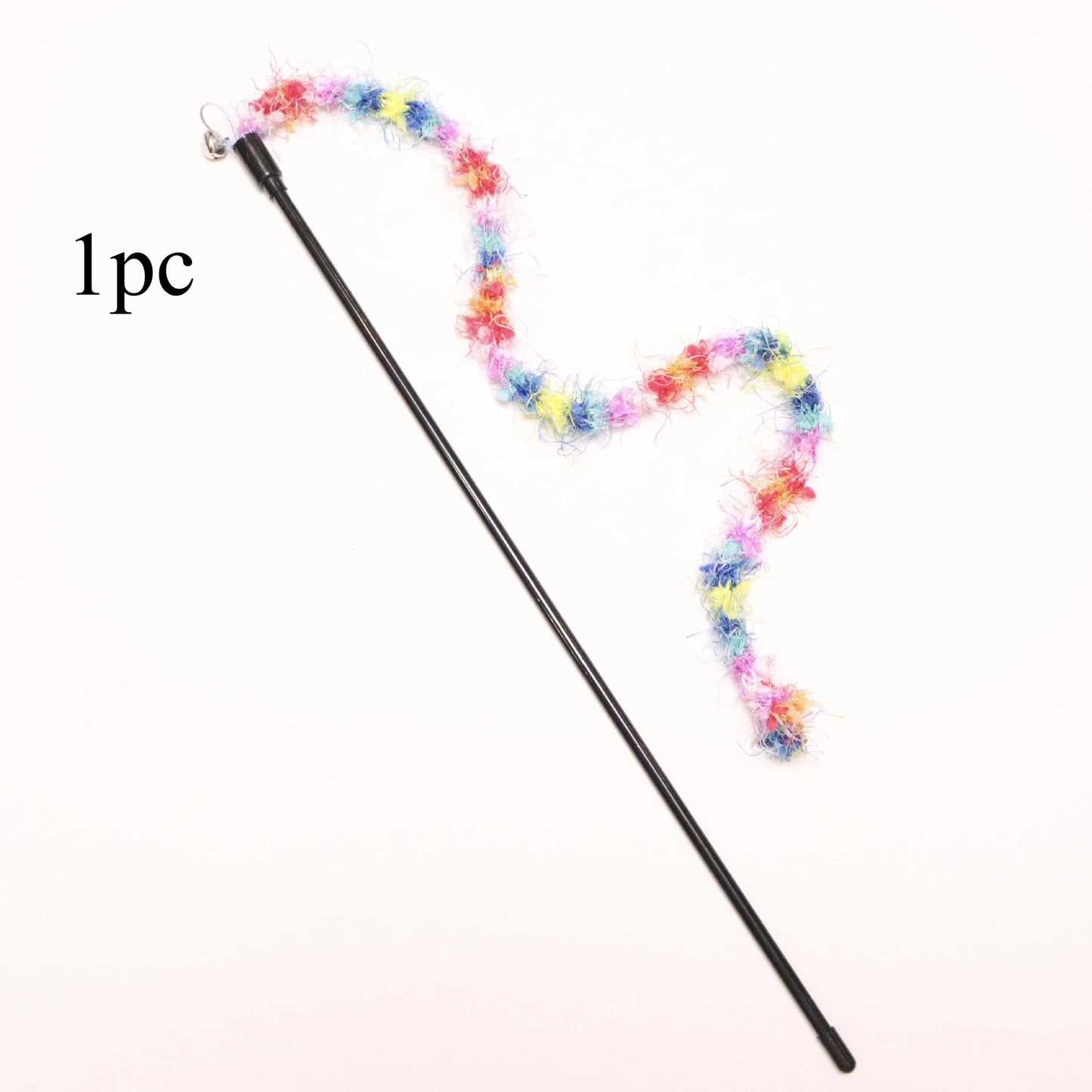 Colorful Plush Rope Cat Teaser Wand Toy | 2/3/4 Pack
