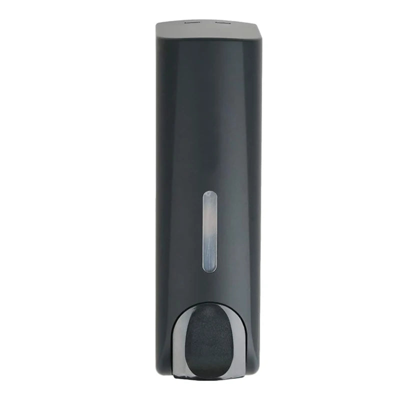Bathroom Automatic soap dispenser Trio Wall Mounted Shampoo and Conditioner Dispenser, Conditioner Body Wash Dispenser Set Peaceful Pleasures Health and Wellness black one