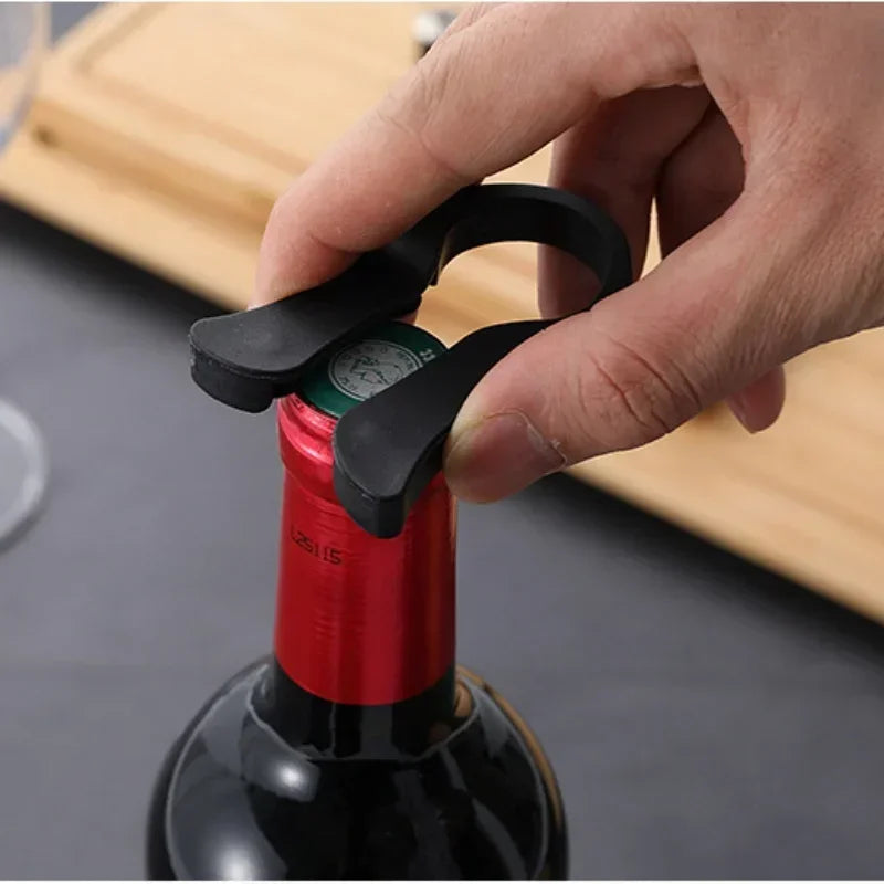 Wine Bottle Opener Stainless Steel Decanter Wine Corks Screw Corkscrew Kitchen Bar Multifunction Accessories Tool Corkscrew Sets Peaceful Pleasures Health and Wellness