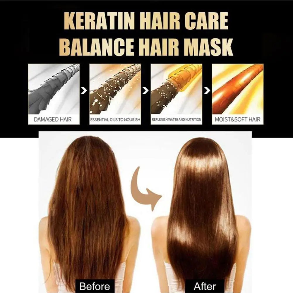 Polypeptide Keratin Deep Conditioner Hair Mask 300g – Restores Dry, Damaged, Burnt & Curly Hair Peaceful Pleasures Health and Wellness
