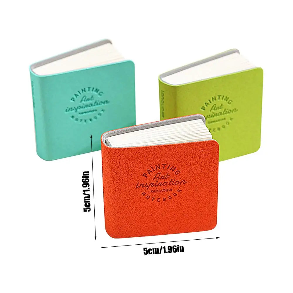 Mini Pocket Sketchbook Set of 3 | 300gsm Blank Art Paper, 48 Sheets