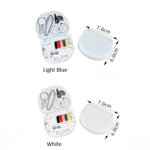 Portable Handheld Sewing Kit – Mini Travel Machine & Tools Travel Sewing Kit Peaceful Pleasures Health and Wellness Set-2pcs