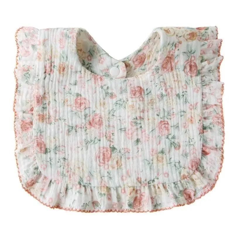 4-Layer Cotton Baby Bibs | Breathable Drool & Burp Cloth 0–18M