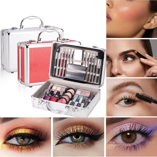 Complete Makeup Gift Set for Women – Full Kit with Eyeshadow & Brushes Makeup Gift Set Peaceful Pleasures Health and Wellness