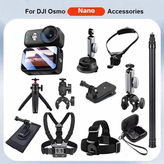 DJI OSMO NANO Accessories Kit – Chest, Head & Neck Mounts Camera Accessories Kit Oasis Select