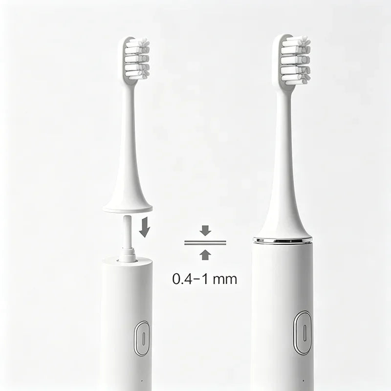 8-Pack Brush Heads for Xiaomi MIJIA T300/T500 Electric Toothbrush Toothbrush Replacement Heads Peaceful Pleasures Health and Wellness