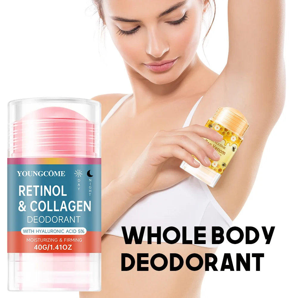 YOUNGCOME Retinol Collagen & Bee Venom Deodorant Stick Deodorant Stick Peaceful Pleasures Health and Wellness