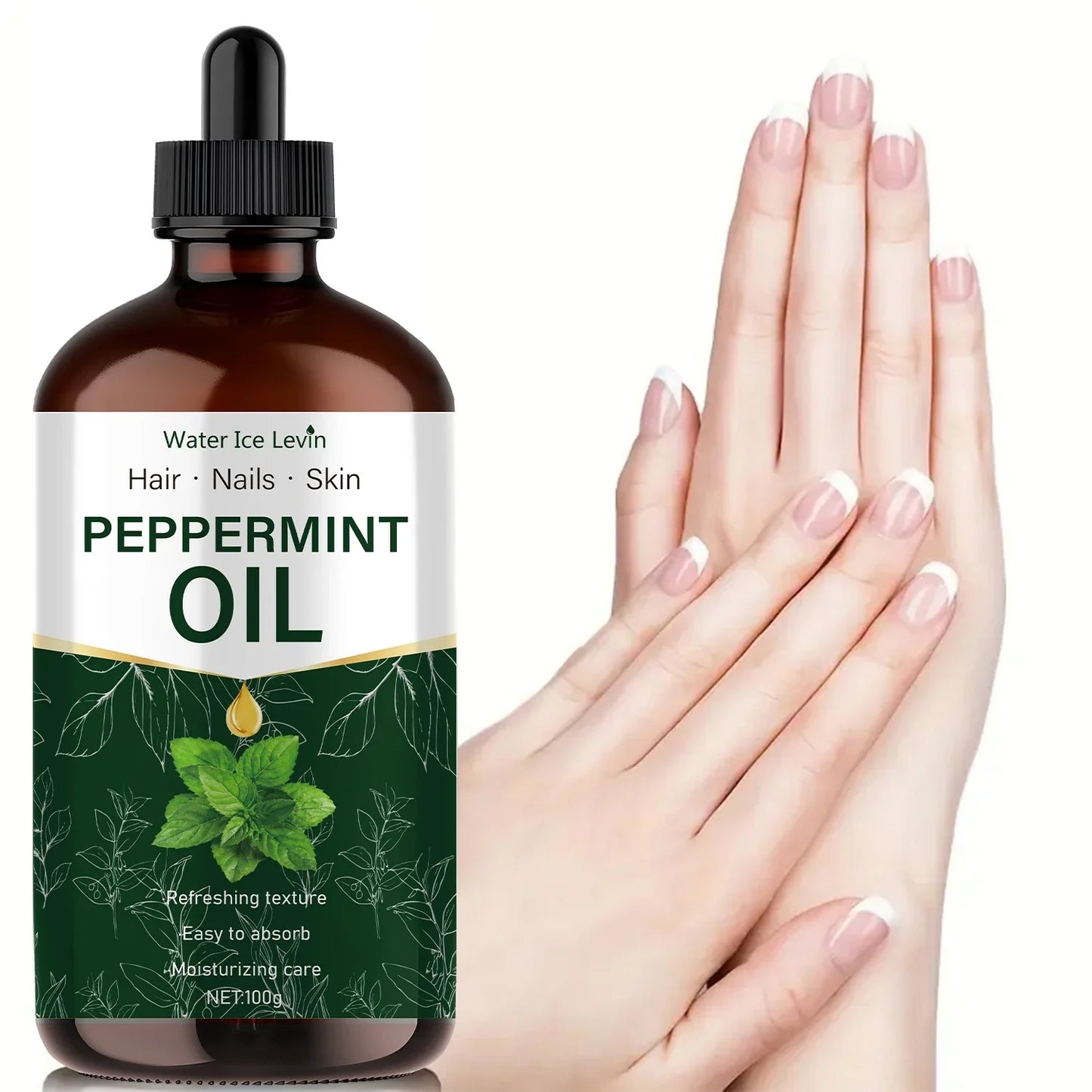 100g Peppermint Moisturizing Massage Oil | Unisex Hair & Diffuser