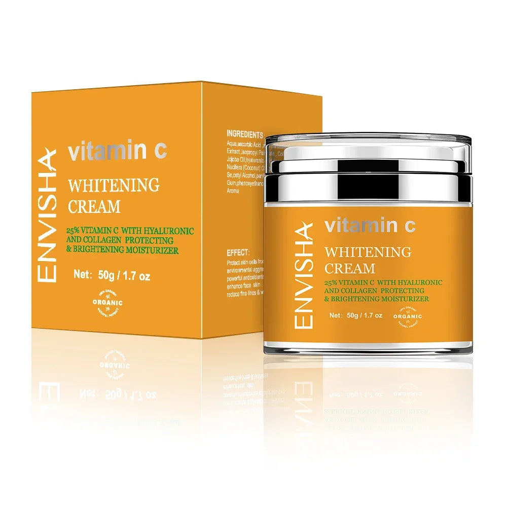 ENVISHA Neck & Face Cream – Retinol, Collagen & Vitamin C 50ml Face Cream Peaceful Pleasures Health and Wellness New VC