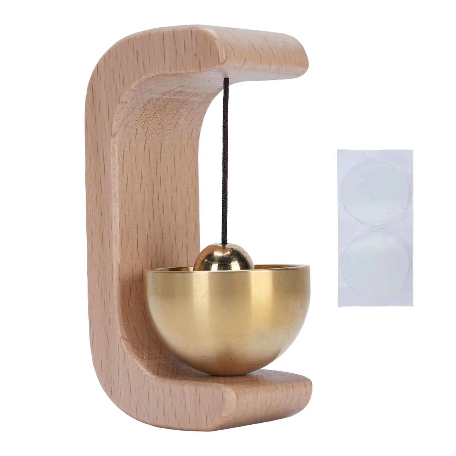 Shop Door Entry Shopkeepers Wood Brass Hanging Door for Entry Door Restaurant Shop Home Refrigerator Pet Door Peaceful Pleasures Health and Wellness A