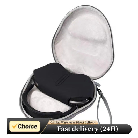 Earphone Case with Hand Strap Travel Carry Bag Anti-Scratch Protective Case Carrying Box Cover for Airpods Max Wireless Headset Peaceful Pleasures Health and Wellness