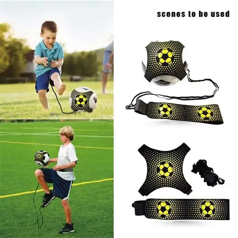 Outdoor Sports Toy Ball With Elastic Swing Football Training Auxiliary Package Physical Exercise Personal Skills Practice Strap Peaceful Pleasures Health and Wellness