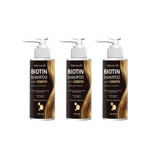 Biotin Keratin Shampoo | Jojoba & Coconut Oil – All Hair Types Biotin Keratin Shampoo Peaceful Pleasures Health and Wellness Oil-control