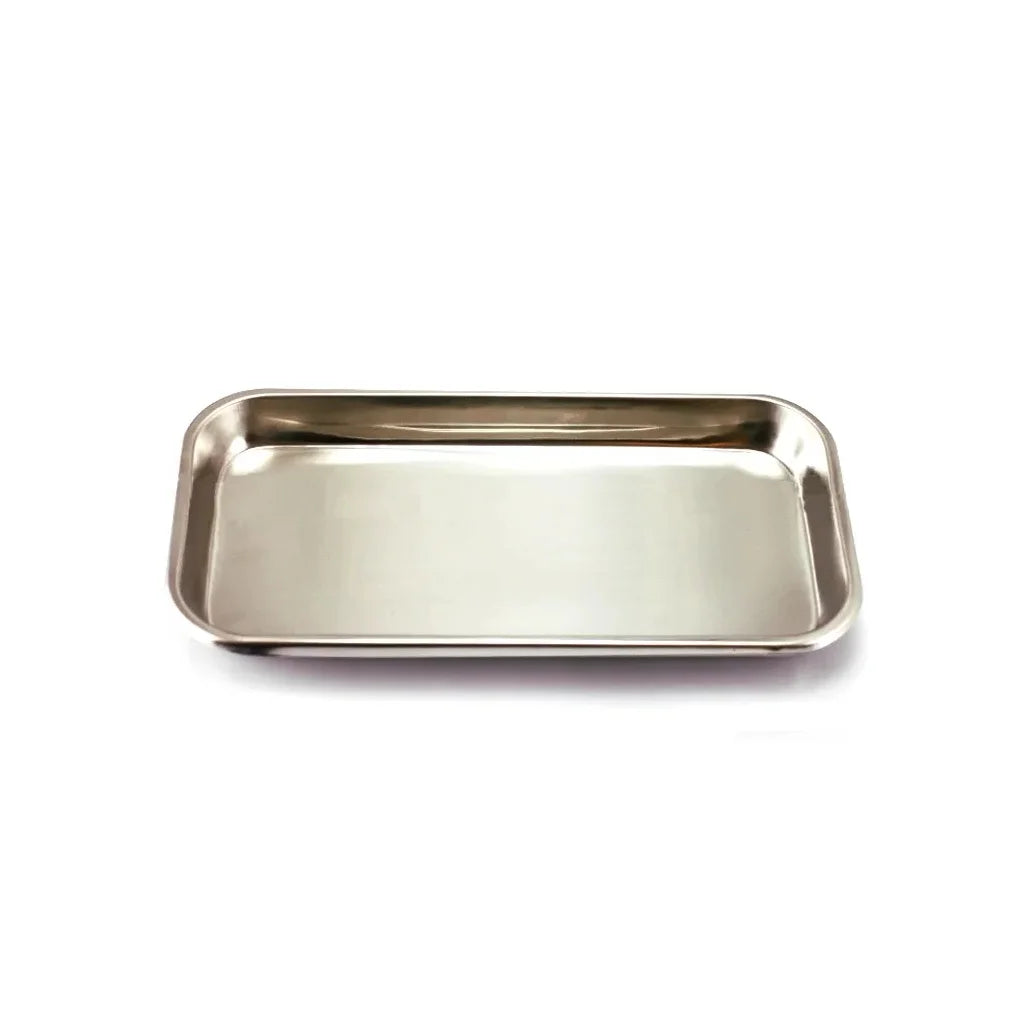 Stainless Steel Square Storage Tray – Salon, Nail & Kitchen