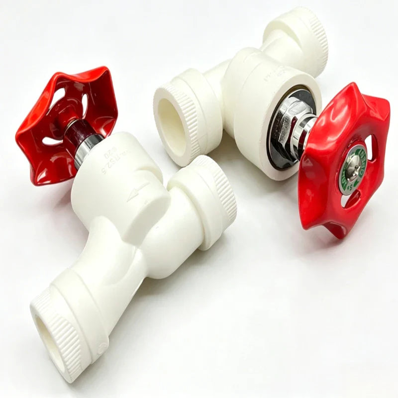 PPR S-Type Globe Valve | High Flow Hot Melt Gate Valve