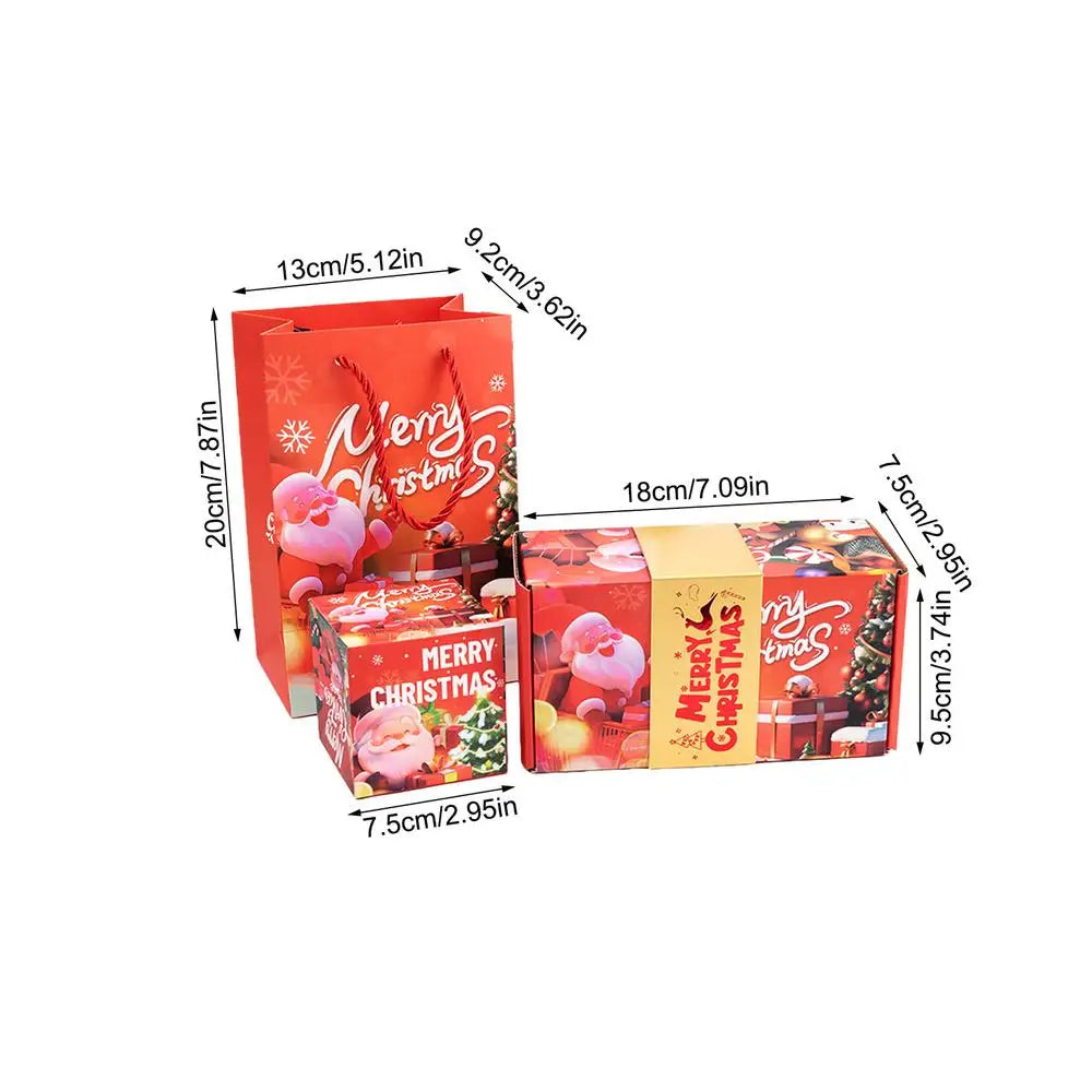 Christmas Cash Box Festive Cash Storage Party Paper Money Boxes For Men Women Boys Girls Youth Teens Home Living Rooms Holiday Peaceful Pleasures Health and Wellness China Mainland Red