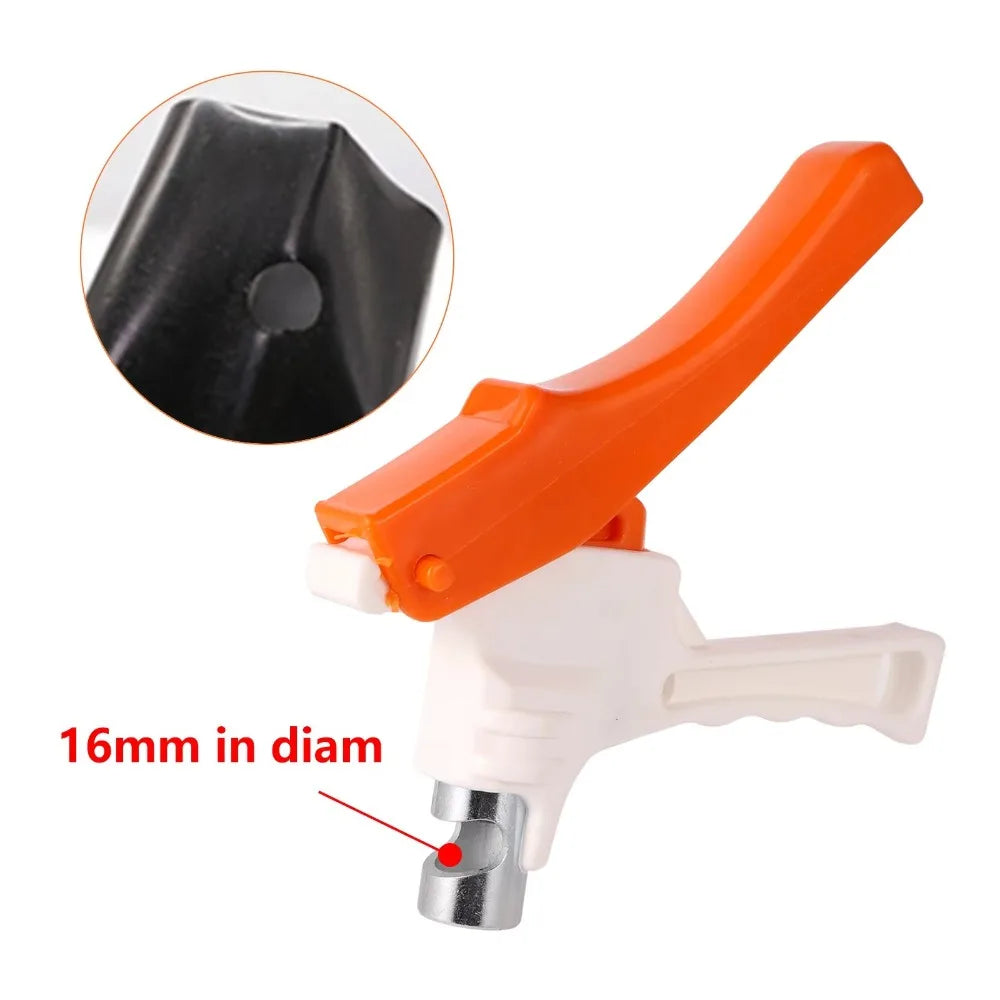 16/20/25mm Drip Tape Puncher Agriculture Orchard Irrigation Pipe Grip Style PE Pipe Puncher Garden Water Connectors Convenient Peaceful Pleasures Health and Wellness 16mm