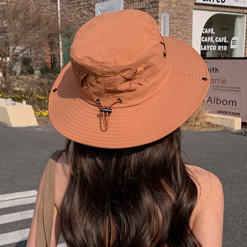 Wide Brim Unisex Bucket Sun Hat – Fishing, Hiking & Outdoor
