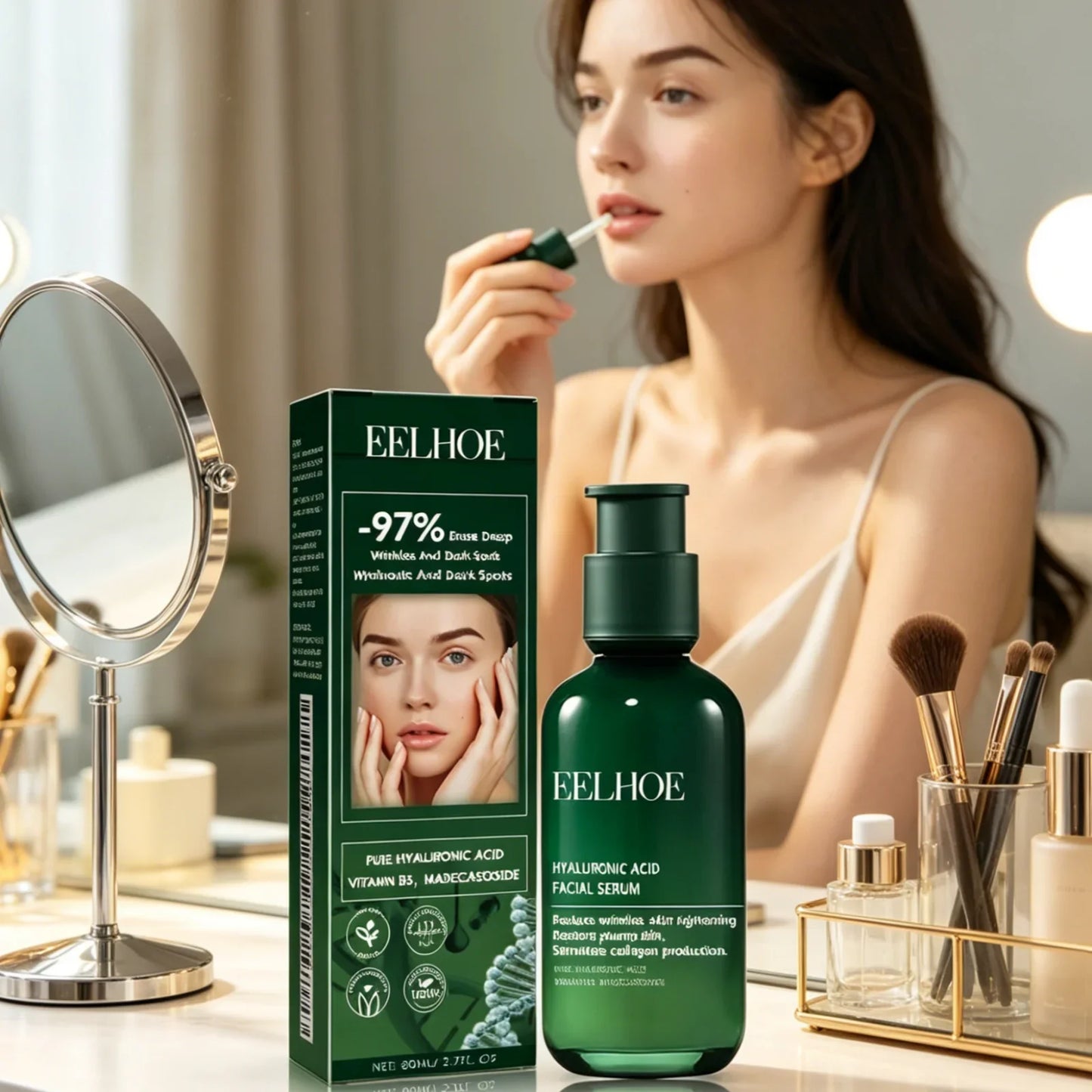 EELHOE Hyaluronic Acid Anti-Aging Face Serum 80ml – Firm & Hydrate