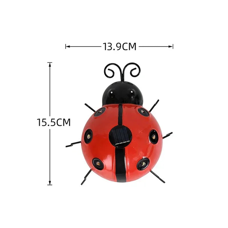 Solar Ladybug LED Garden Light – Waterproof Outdoor Decor