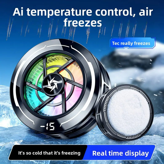 cooling phone fan 15w cell phone cooler radiator magnetic cell phone game cooler for cell phone portable fan cooler phone fridge Peaceful Pleasures Health and Wellness