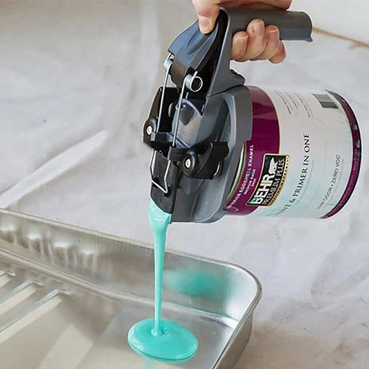 1L 4L Paint Mixing Lid with Handle Mess Free Stirrer Pour Spout for Paint Can Coating Slurry Mixing Tool Peaceful Pleasures Health and Wellness