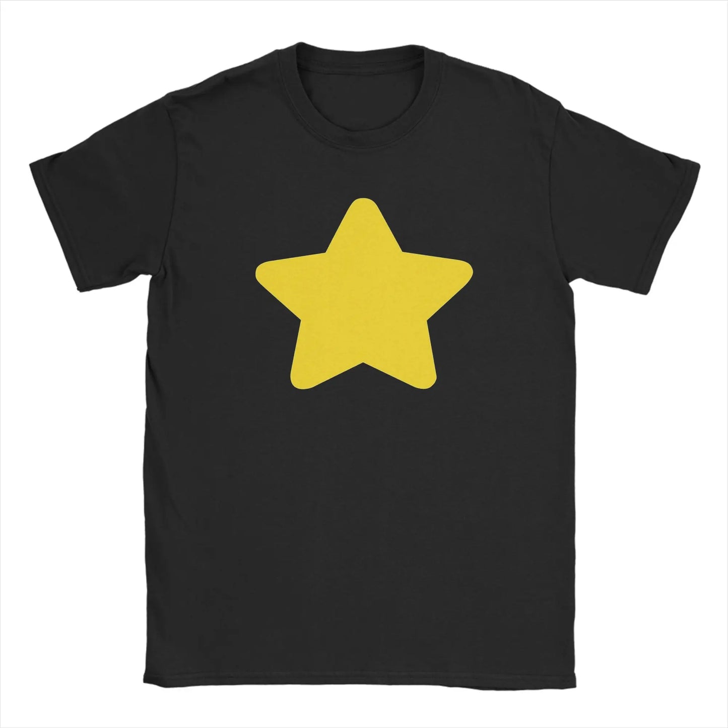 Casual Stevens Universes T-Shirt Men Round Collar Pure Cotton T Shirt Star Short Sleeve Tee Shirt Printed Tops Peaceful Pleasures Health and Wellness