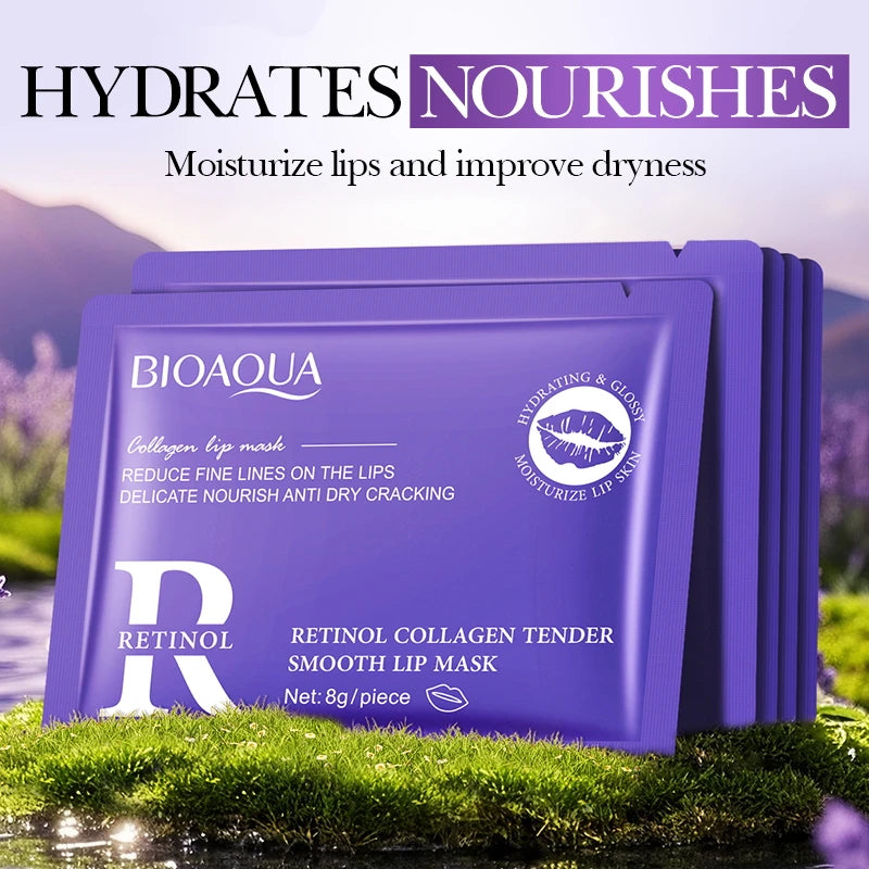 BIOAQUA Retinol Collagen Lip Mask – Hydrating Lip Plumper Gel