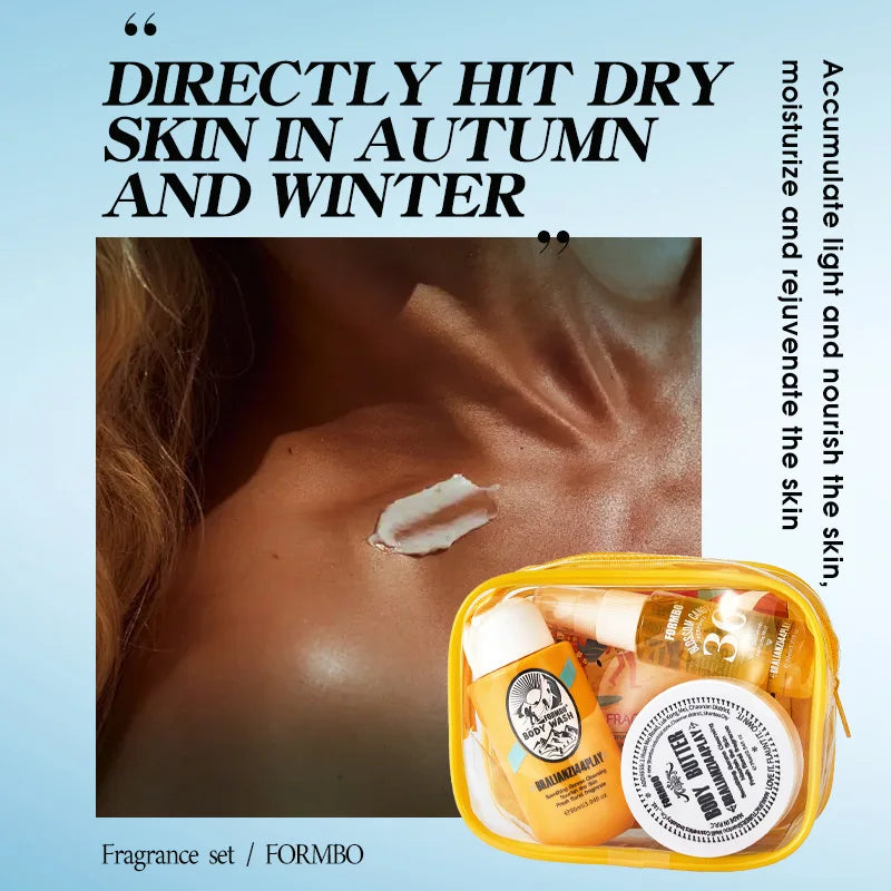 Formbo 3-in-1 Fragrance Shea Butter Body Lotion Set