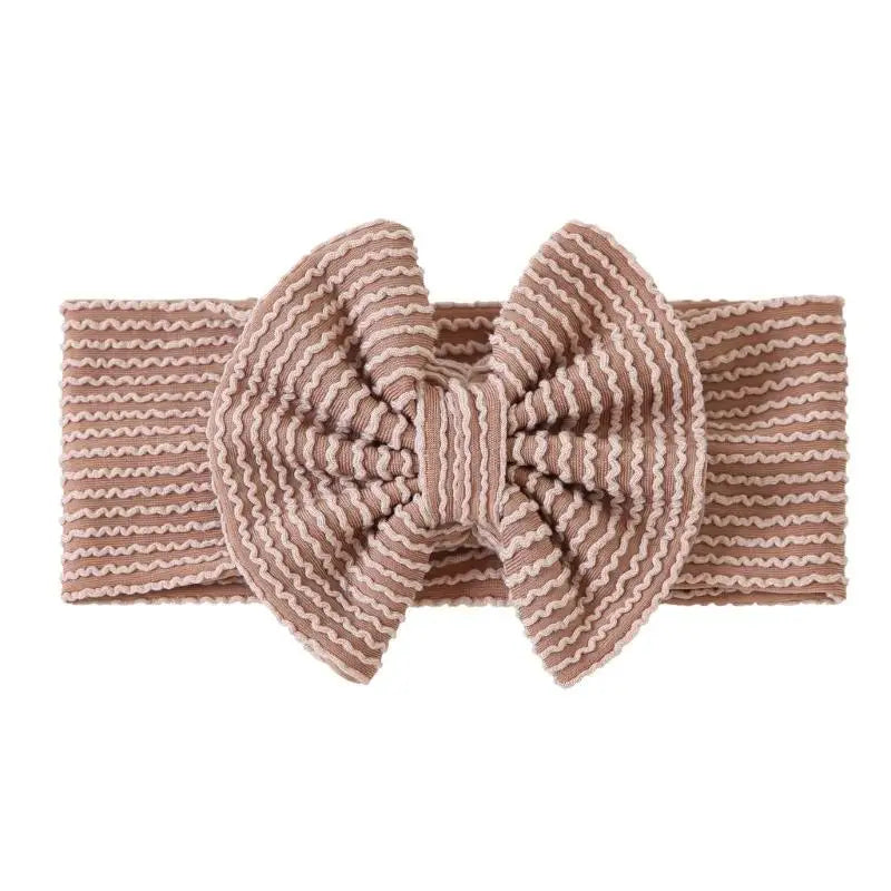 Soft Nylon Baby Bow Headbands – Newborn to Toddler Girls