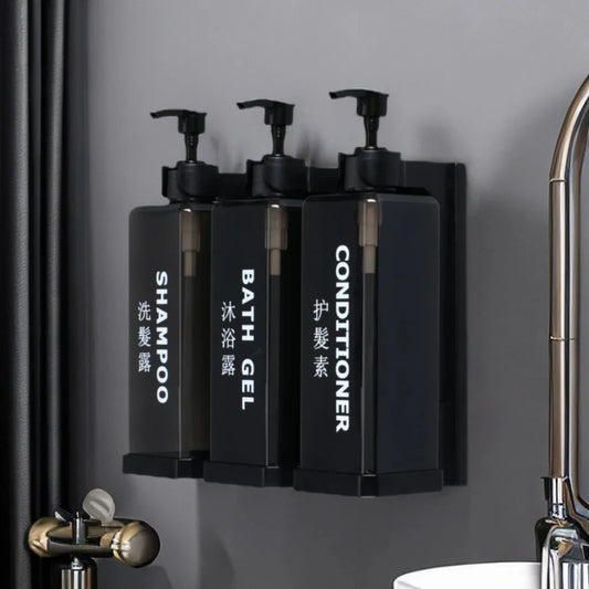 Wall Mounted Soap Dispenser | No-Drill 500ml Lockable Pump Wall Soap Dispenser Peaceful Pleasures Health and Wellness